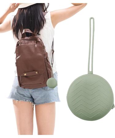 Higyee Silicone Pacifier Case - Durable Travel Organizer for Pacifiers Keys Lip Balm Earrings & More - Green Children's Silicone Bag - Buy Online on GoSupps.com