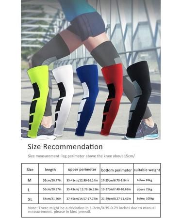 Dexlary Long Compression Knee Sleeves for Men and Women - Green, Large - Ideal for Basketball, Cycling, Sports, and Arthritis Support - Buy Online on GoSupps.com