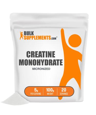 Bulksupplements Creatine Monohydrate Powder Micronized (100 Grams)
