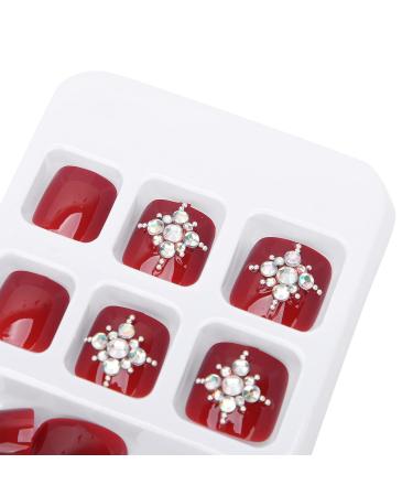 Buy 24 Pcs Artificial Toenails - Full Cover Fake Nails for Women & Girls | Perfect for Parties Weddings & Events - Buy Online on GoSupps.com
