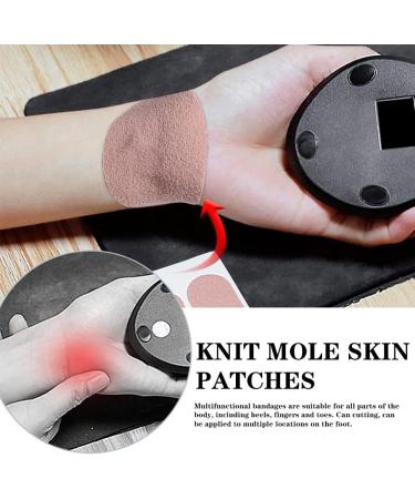 20-Piece Oval Moleskin Pads for Foot Care - Prevent Chafing, Blisters, and Pain - Ideal for Boots, Hiking - Reduce Friction - Knit Mole Skin Patches - Buy Online on GoSupps.com