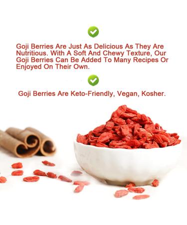 Buy Plantgift Goji Berries 125g - Antioxidant Superfood for Baking Teas & Smoothies | Keto Vegan Non-GMO - Buy Online on GoSupps.com
