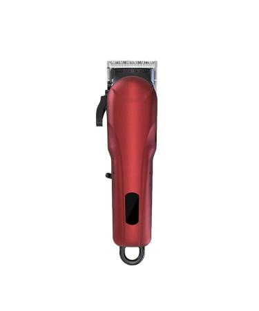Professional Cordless Hair Clipper for Men Hair Haircuttings Kit Body Grooming Kit Rechargeable Hair Trimmer for Men Stylists Barbers Kids Home(Red)