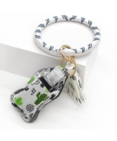 Empty Travel Refillable 1oz Bottle Keychain - Cactus Perfume/Sanitizer Holder Bracelet - Buy Online on GoSupps.com
