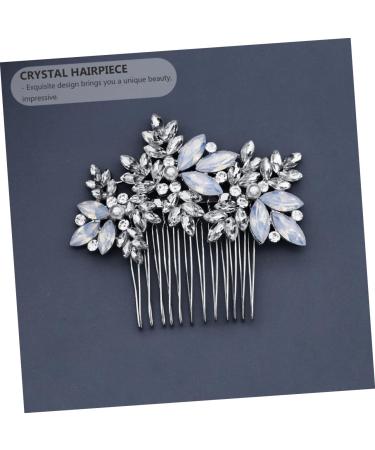 MAGICLULU 1 PC Comb Wedding Dress Headdress Crystal Hairpin Crystal Hair Decor Hair Supply Bridal Headpiece Hair Barrettes Bohemia Hair Accessories Bride Decorate European and American Alloy - Buy Online on GoSupps.com