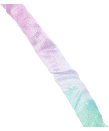 Spiral Lock Hair Tie Dreadlock Accessory Hair Bands Tie Dye Purple Bendable Soft Fabric High Ponytails for Curly Hair for Women - Buy Online on GoSupps.com