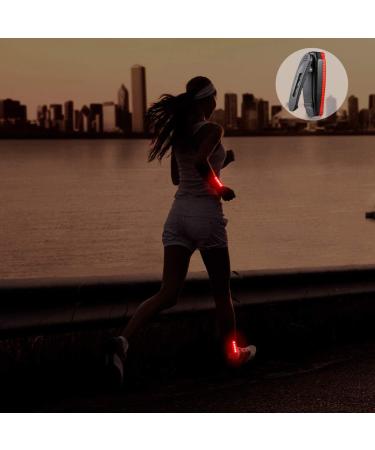 USB Rechargeable LED Safety Lights (2 Pack) - Clip-On Strobe Lights for Runners, Joggers, Walkers, Kids, Dogs - High Visibility Bike Tail Lights - Reflective Gear Accessories (Red) - Buy Online on GoSupps.com