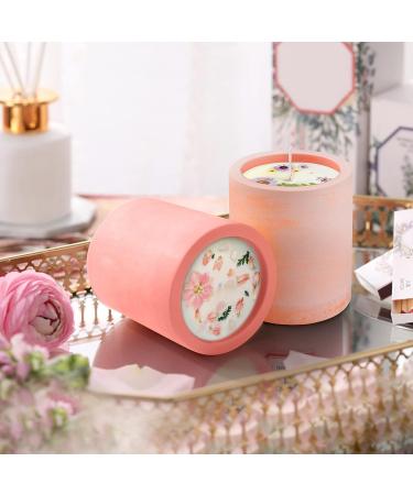 BABORUI Silicone Concrete Candle Jar Molds with Lids - Cylinder Candle Vessel Cement Molds for Candle Making Supplies - Buy Online on GoSupps.com