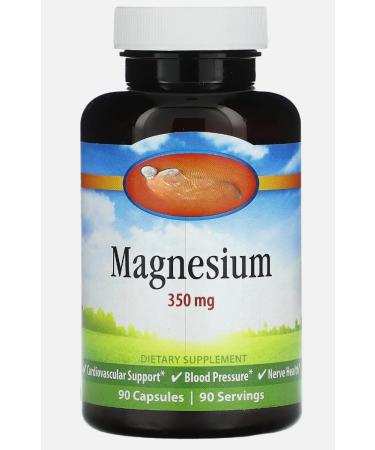 LArksh Norwegian Food Sups Magnesium350mg 90 Caps