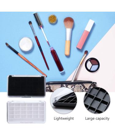 Fomiyes 2-Pack 24-Grid Empty Cosmetic Palette - Versatile Plastic Eyeshadow Pallet for DIY Make-Up & Craft Projects - Buy Online on GoSupps.com
