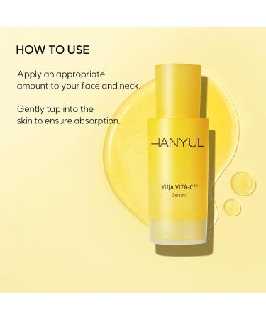 HANYUL Yuja Vitamin C Face Serum - Brightening & Firming Facial Treatment with Vitamin C Capsules | 1.01 fl. oz. - Shop Internationally - Buy Online on GoSupps.com