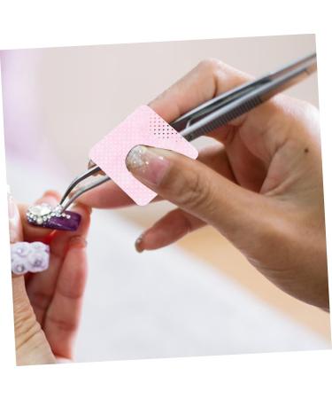 FRCOLOR 2 Boxes Nail Wipes Cleaning Wipes Gel Nail Polish Travel Wipes Dip Polish Remover Nail Remover Finger Nail Polish Remover Gel Polish Remover for Nails Glue Wipes Cotton 4.80X4.80X0.10CM Pink - Buy Online on GoSupps.com