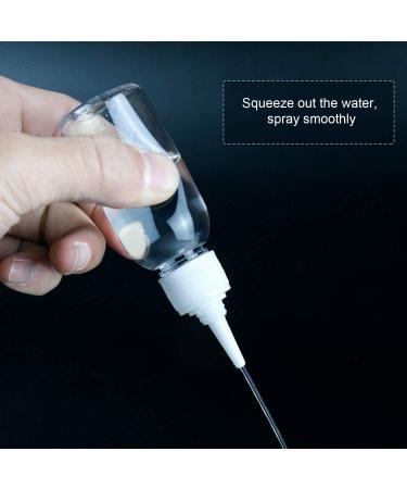 Trendbox 1oz Clear Plastic Bottles Applicator with Twist Top Cap BPA-Free - 6 Pack for Hair Oils and Liquids - Buy Online on GoSupps.com