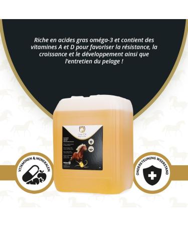 Excellent Liver Oil 5 Liter - To Support Strength Growth and Development as well as Coat Maintenance - Suitable for Horses - Buy Online on GoSupps.com