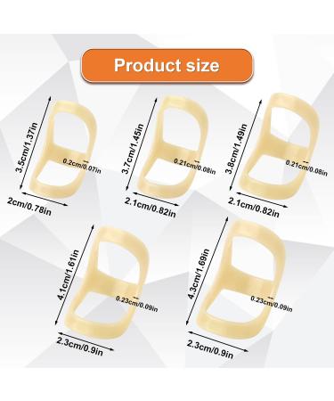 5pcs Oval Finger Splint Set - Finger Support Brace for Trigger Finger - Thumb, Middle, Pinky, Ring Finger - Sizes 6-10 - Buy Online on GoSupps.com