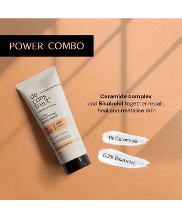 De-construct Skin Soothe Moisturizer 50g | 1% Ceramides & 0.2% Bisabolol | Deep Hydration & Barrier Repair Face Cream - Buy Online on GoSupps.com