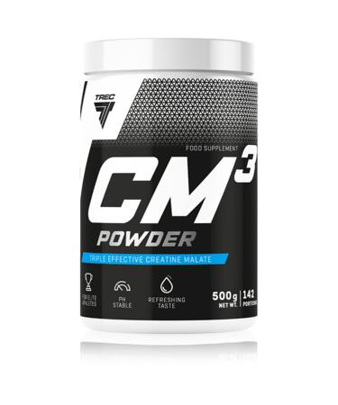 Trec nutrition cm3 powder 1 Pack x 500g - painting three -creatine - creatine - creatine - 95% no additives muscle strength and power structure - bodybuilding and muscle strength (orange)