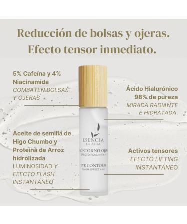  ESENCIA DE ALDA Korean Eye Serum 10ml (45 days) | Minimizes dark circles and brightens With 5% caffeine 4% niacinamide and hyaluronic acid. | Enriched with rice protein | 45 - Buy Online on GoSupps.com