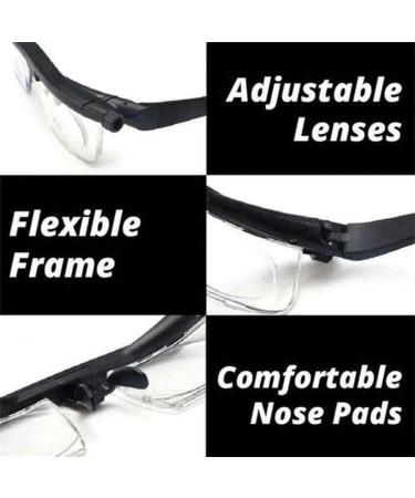 Buy Ljfyxz HD Anti-Fatigue Reading Glasses -6D to +3D Myopia & Telescopic Lenses for Men & Women | International Shipping - Buy Online on GoSupps.com