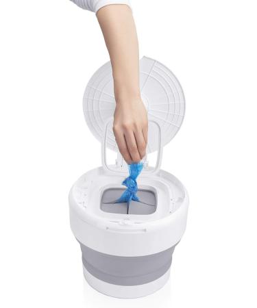 PurePail Go Odor-Barrier 7-Layer Refill Bags 25 Count Holds up to 300 Newborn Diapers Blocks Odors with No Added Fragrance Less Waste No Cutting & No Canisters Fits PurePail Go Go Refill Bags - Buy Online on GoSupps.com