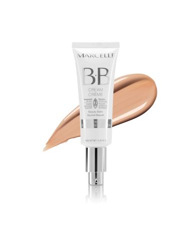 Marcelle BB Cream Beauty Balm, Light to Medium, Hypoallergenic and Fragrance-Free, 15 Ounces Light to Medium 1.5 Fl Oz (Pack of 1)
