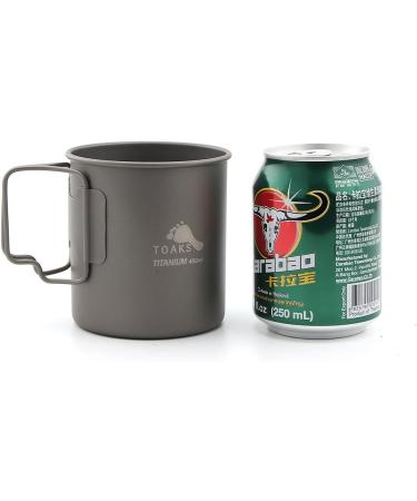 TOAKS Titanium 450ml Cup - Lightweight and Durable Drinkware - Buy Online on GoSupps.com