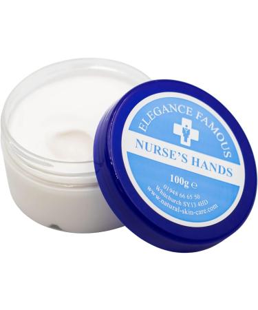 Nurses Hand Cream 100g by Elegance Natural Skin Care Repair Restore Nourish Dry Chapped Hands Nurse Nurses GP Hospital Doctor Medical Handcream - Buy Online on GoSupps.com