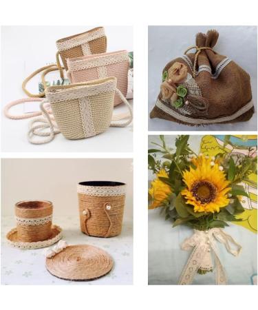 IDONGCAI Cotton Lace Ribbon for Crafts - 0.9'' Wide 20 Yards Beige Crochet Sewing Trim - Buy Online on GoSupps.com