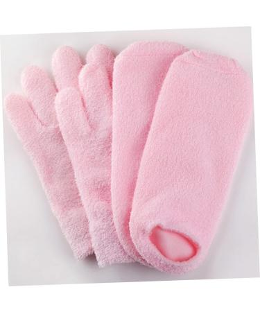 Healeved 6 Pairs Moisturizing Gloves Grooming Glove Mitten Moisturizing Gel Gloves Skin Softening Socks Moisturizing Hand Gloves Gelt Cracked Feet Socks Paraffin Oveglove Spa Pink Whitening - Buy Online on GoSupps.com