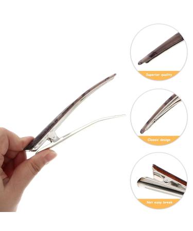 Frcolor Large Duck Teeth Bows Hair Clips - Set of 2 Classic Crocodile Duck Bill Clips for Chic Styling - Buy Online on GoSupps.com