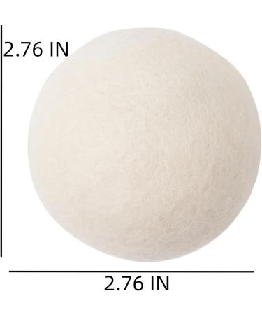 Buy Eco-Friendly Wool Dryer Balls - 6-Pack Reusable Anti-Static Laundry Balls for Pet Hair Removal & Faster Drying - Buy Online on GoSupps.com