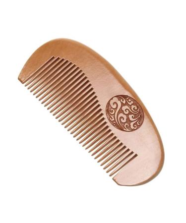 Comb Natural Comb Dense Teeth Beard Comb Massage Comb Hair Care wooden comb (Color : 4)