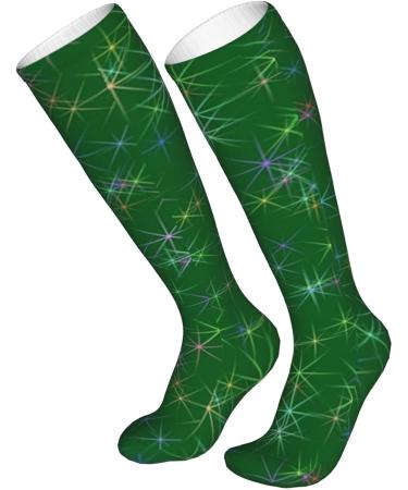 Christmas Lights Compression Socks for Men & Women - 15-20 mmHg Circulation Support for Running & Cycling - Buy Online on GoSupps.com