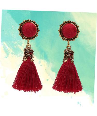 Yardenfun Earring Studs for Women Fringe Earrings for Women Dangle Earrings Pendant Personality Miss Jewelry - Buy Online on GoSupps.com