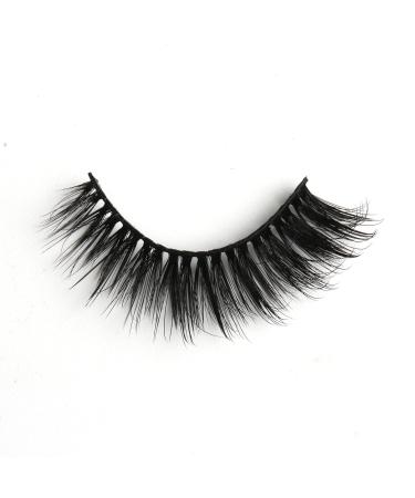 15mm Mink Cat Eye False Eyelashes - 8D Fluffy Wispy Faux Mink Strip Lashes | Natural Look 10 Pairs - Buy Online on GoSupps.com