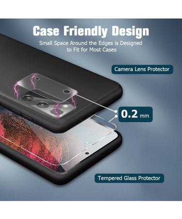 2+2 Pack Galaxy Note 20 Screen Camera Protector - 9H Tempered Glass, Scratch Resistant, Ultrasonic Fingerprint Support | For Samsung Galaxy Note 20 5G 6.7 Inch - Buy Online on GoSupps.com