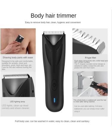 FIGGRITID 1 Set Rechargeable Electric Hair Clipper Hair Clipper ABS Electric Shaver Groin Body Shaving - Buy Online on GoSupps.com
