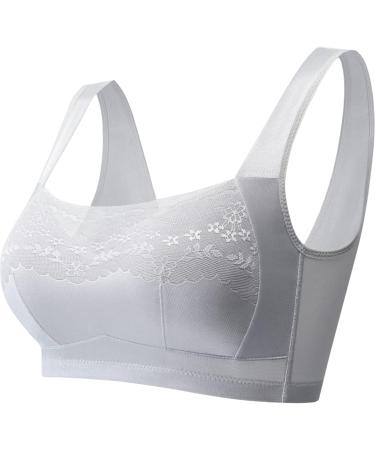 Mastectomy Silicone Breast Prosthesis for Women - Post-Operative BHS Sexy Pointed Bralette with Complete Cover & Bags - XL Gray - International Shipping Available - Buy Online on GoSupps.com