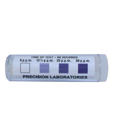 LaMotte 2948-BJ Insta-Test Iodine Sanitizer Test Paper 12-100ppm Range (Vial of 200 Strips)