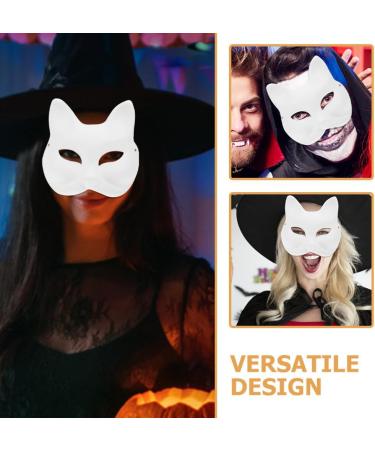 JoinPaya Cat Fox Blank Masks - Hand-Painted Animal Masks for Parties - 8 Pack 7.47 inches - Buy Online on GoSupps.com