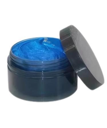 Temporary Hair Color Disposable Temporary Hair Dye Water Soluble Coloured Hair Wax Quick Drying Wash Out Hair Color Multipurpose Temporary Hair Color for Kids Women Men Use Blue