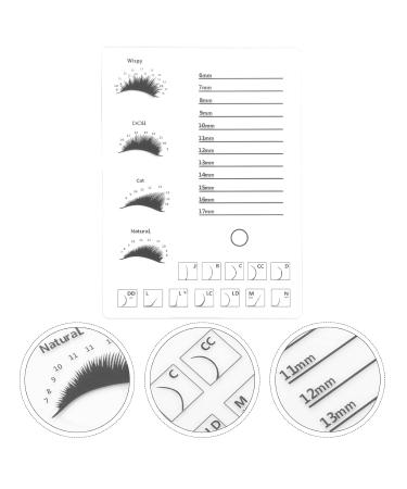 Buy Beaupretty Eyelash Display Board | Grafting Supply & Holder for Eyelash Extensions | Transparent Acrylic Storage Tray & Glue Rack | 1pc - Buy Online on GoSupps.com