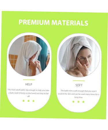 Beaupretty 3pcs Exfoliating Bath Mitt Gloves - Cartoon Body Wash Mittens for Kids | Polyester Bathing Sponge Clean Supplies - International Shipping - Buy Online on GoSupps.com