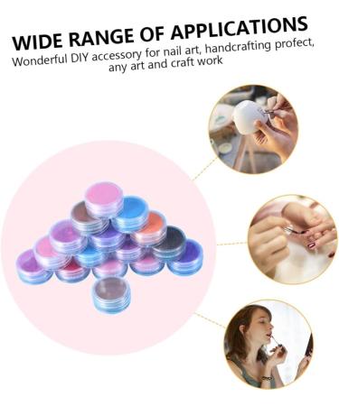 TEHAUX 16pcs Glitter Powder Powder Eye Shadow Nail Polish Manual As Shown 16pcs - Buy Online on GoSupps.com