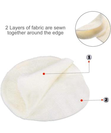 Honrane Cotton Pad Holder Cosmetic Cotton Pad Organizer 12Pcs/Set Makeup Remover Pad Facial Cleansing Reusable Round Puffs with Mesh Bag for Home Use Cotton - Buy Online on GoSupps.com