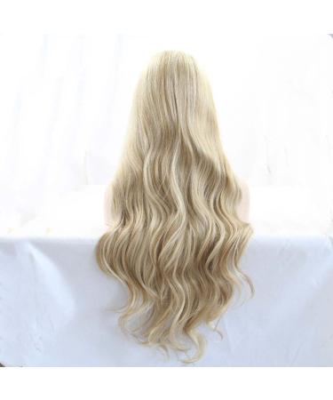 Natural Looking Blonde Synthetic Wig - Long Loose Waves High Quality Glue-Free & Heat Resistant - Buy Online on GoSupps.com