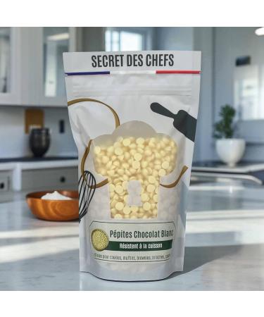 Secret des Chefs P pites Chocolat Blanc 700g Qualit Professionnelle Pour Cookies Muffins Brownies Brioches Glaces P tisseries - Buy Online on GoSupps.com