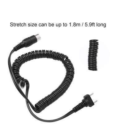 Replacement Power Cable for Nail Drill - Silicone & Alloy Mesh 3-Pin Connector | International Shipping Available - Buy Online on GoSupps.com