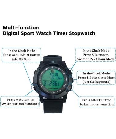 FCXJTU Digital Referee Watch - Sports Stopwatch for Coaches | 100 Lap Memory Large Display & Alarm | Ideal Soccer Timer - Buy Online on GoSupps.com