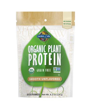 Garden of Life Organic Plant Protein Smooth Unflavored 8.3 oz (236 g)